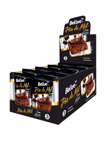 Pão de Mel Zero - BeLive - Display 10 x 45g