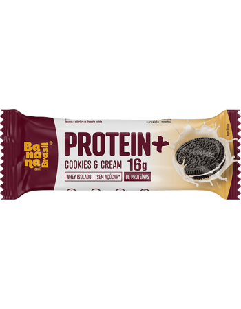 Barra Protein Cookies & Cream - Banana Brasil - 9x50g
