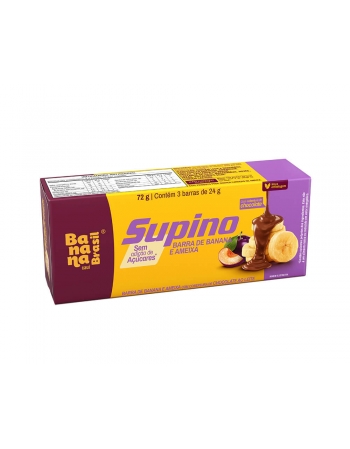 Barra De Frutas Supino Banana Ameixa Zero - Banana Brasil - 3x24g