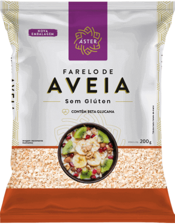 Farelo de Aveia Sem Glúten - Aster - 200g