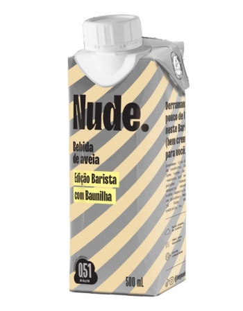 Bebida de Aveia Barista Baunilha - Nude - 500ml