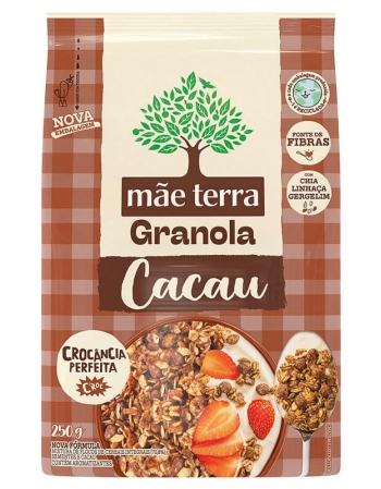 Granola Integral Cacau - MÃE TERRA - Pacote de 250g