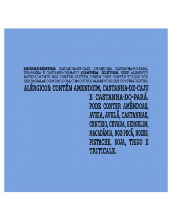 Mix de Castanha Remix - MÃE TERRA - Display 9 x 25g