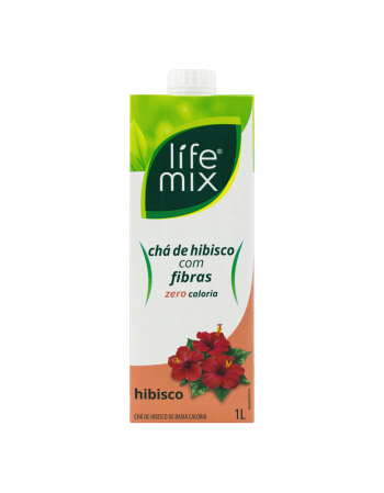 Chá Verde Hibisco Zero - LIFE MIX - 1 litro