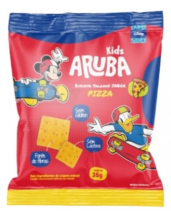 Biscoito Salgado Kids Pizza Mickey - ARUBA - 35g