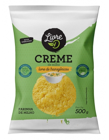 Creme de Milho Não Transgênico - LIVRED - 500g