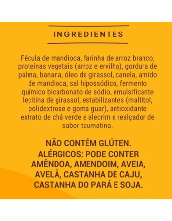 Biscoito Doce de Banana e Canela - ARUBA - 50g