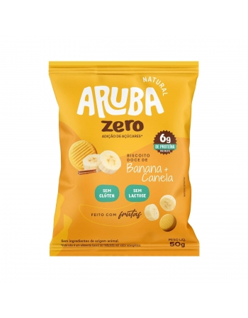 Biscoito Doce de Banana e Canela - ARUBA - 50g