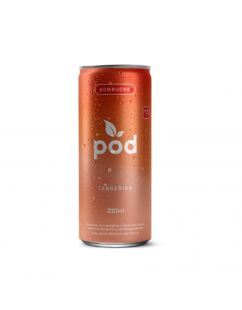 Kombucha POD Tangerina - POD - lata 310ml / fardo 12
