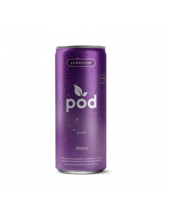 Kombucha POD Uva - POD - lata 310ml / fardo 12