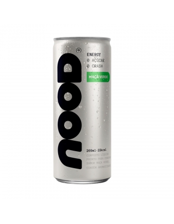 Kombucha NOOD Energy Maçã Verde - POD - lata 269ml / fardo com 12