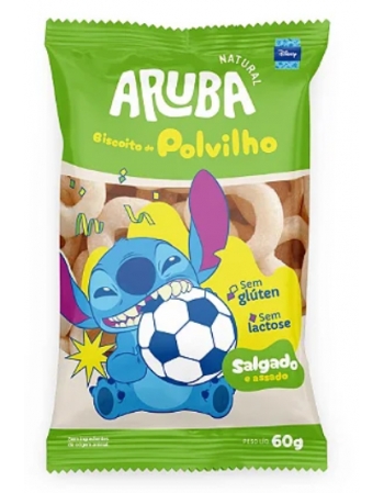 Biscoito Polvilho Salgado Stitch Copa - ARUBA - 60g