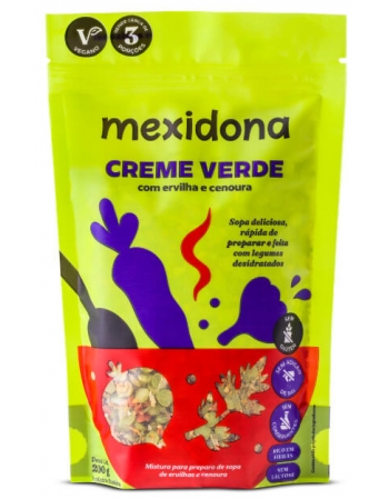Creme Verde Proteico Sem Glúten Vegano - MEXIDONA - 200g