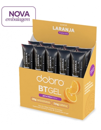 BT Gel de Carboidrato Beterraba com Laranja - DOBRO - Display 10x30g - 100% Natural