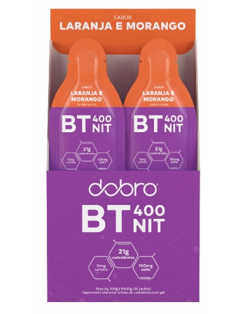 Gel BT Nitrato Laranja e Morango - DOBRO - Display 10x30g