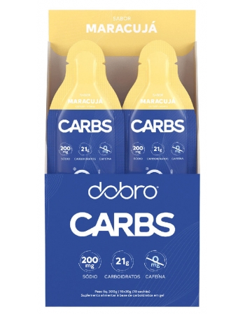 Carbs Gel Maracujá - DOBRO - Display 10x30g