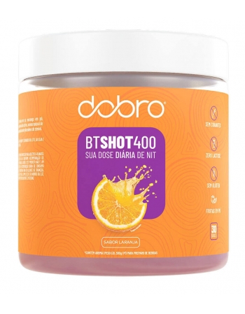 BT SHOT 400 Laranja - DOBRO - Pote 300g - 30 doses