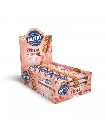 Barra De Cereais Nutry Morango E Chocolate - Nutrimental - Display Com 24 Unidades De 22G